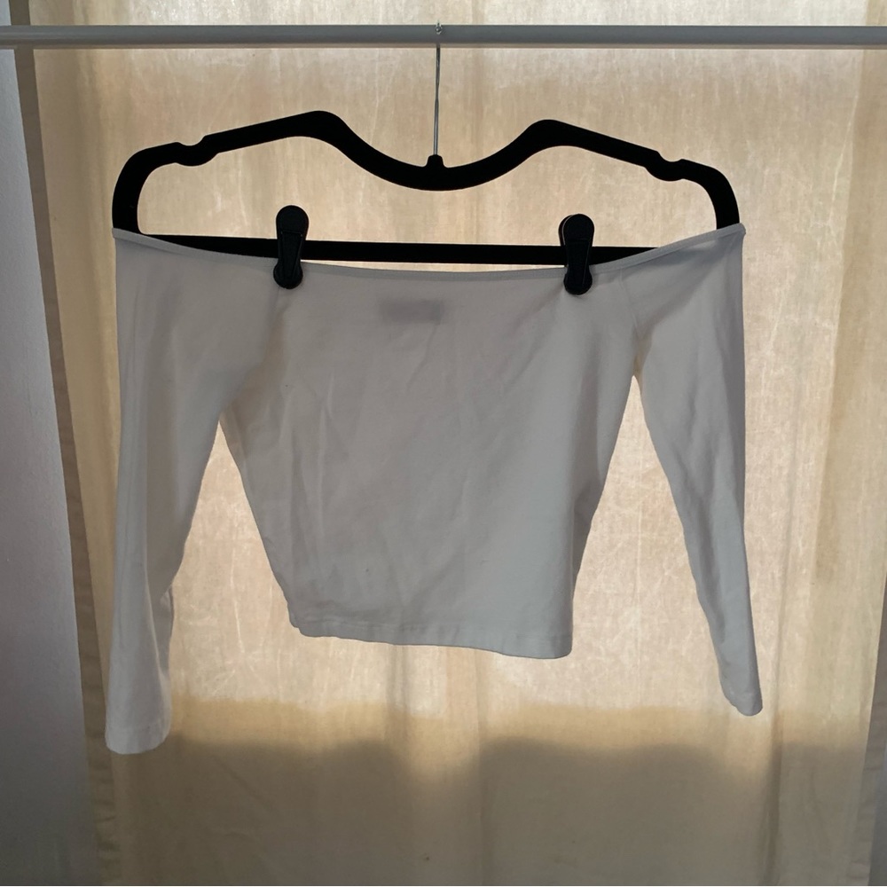 Hollister off shoulder crop top